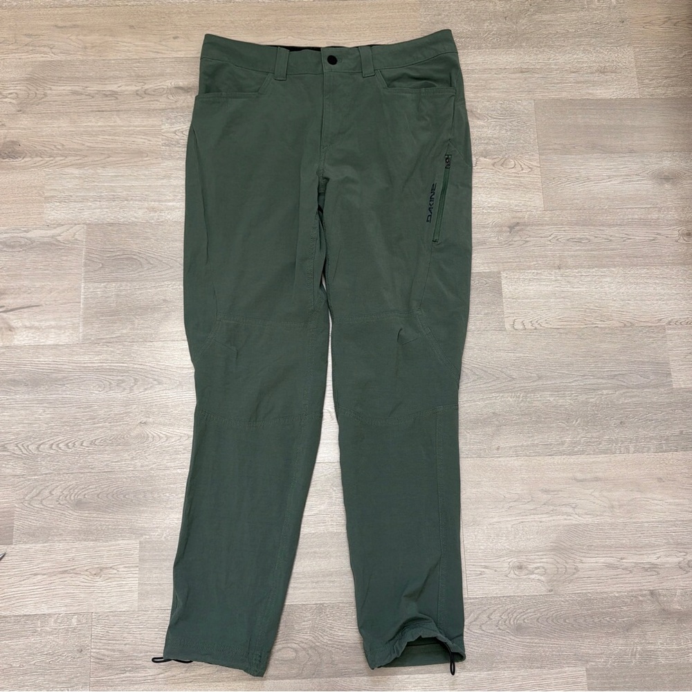 Dakine Leeward MTB Bike Pants Mens Large Olive Green Trail Riding Stretch